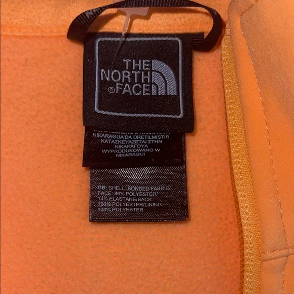 The North Face Vibrant Orange Fleece Jacket - Picture 2 of 6
